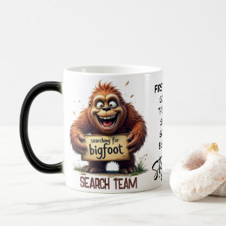 Happy Bigfoot Sasquatch Search Team Magic Mug