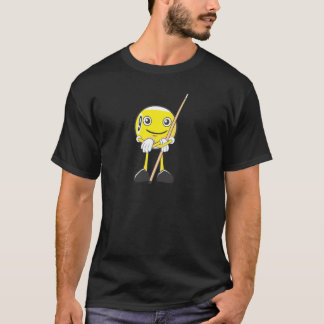 Happy Billiard Nine Ball Player T-Shirt