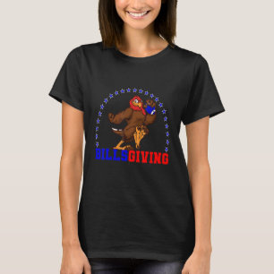 Happy Billsgiving Chicken Football Thanksgiving T-Shirt