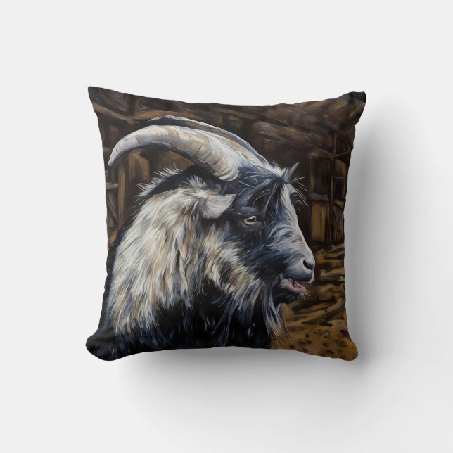 Happy Billy Goat  Cushion (Front)