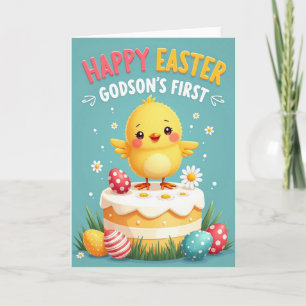 Happy Bird Cake Celebration Card