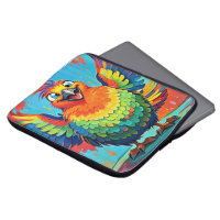 Happy Bird colourful art abstract