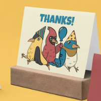 Happy Bird Day Cartoon Birds Themed Birthday
