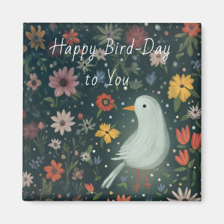 Happy Bird-Day  Magnet