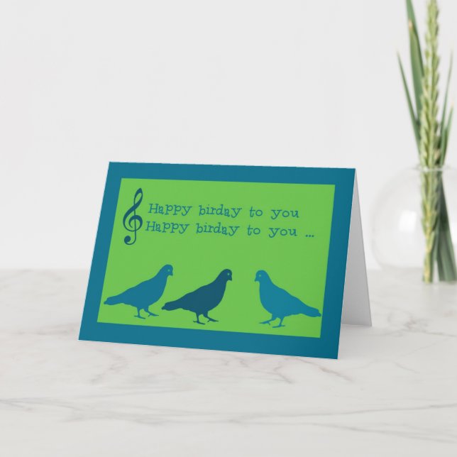 Happy Birday birthday card (Front)