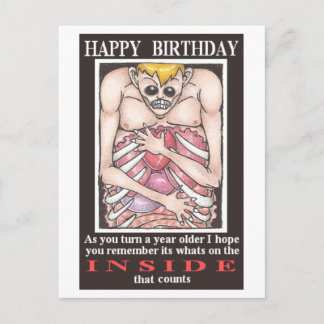 happy birhtday postcard