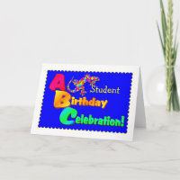 Happy Birtday Student Salamander
