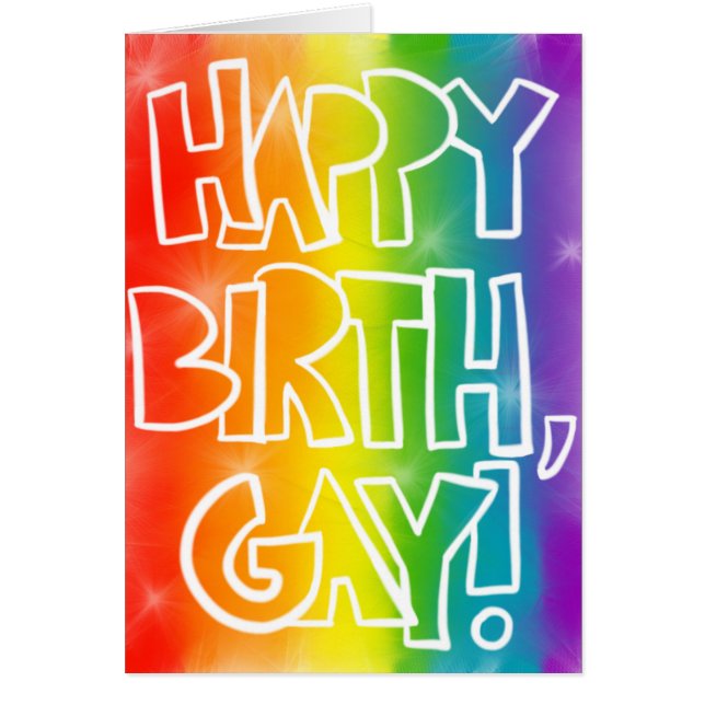 Happy Birth, Gay! (Front)