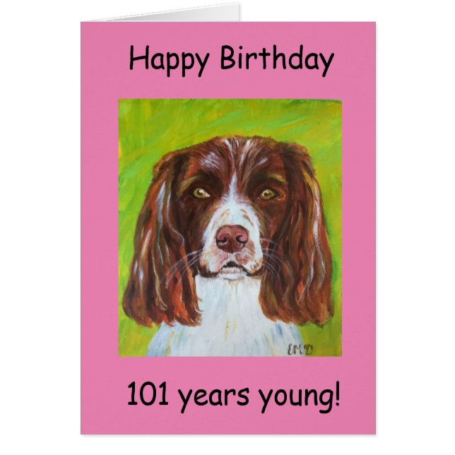 Happy Birthday 101 years young (Front)