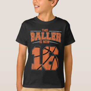 Happy Birthday 16 Year Old Basketball Boys Sixteen T-Shirt