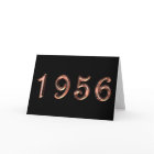 Happy Birthday 1956 Year of Birth 50's 50s fifties