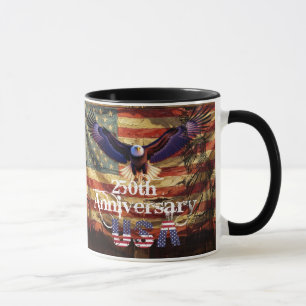 Happy Birthday 250 Years Strong America Mug