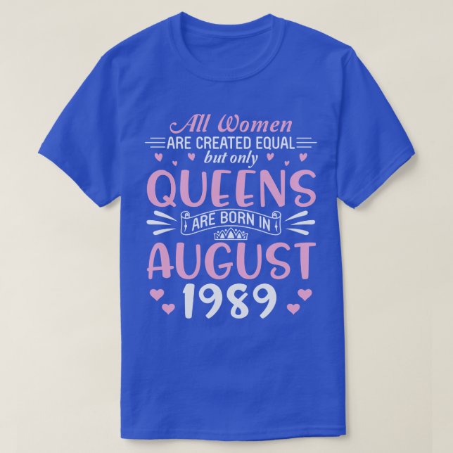 Happy Birthday 31 Years Old Me All Women Are Creat T-Shirt (Design Front)