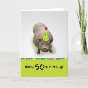 Happy Birthday 50, Sweet Celebration Greeting Card