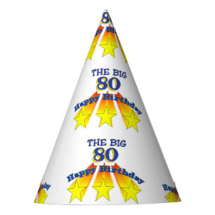 Happy Birthday 80 years old Party Hat