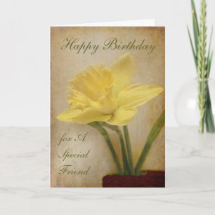 Happy Birthday, A Special Friend Card