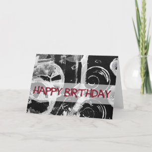 Happy Birthday - abstract art Card