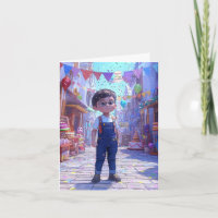 "Happy Birthday" Ai Greeting Card