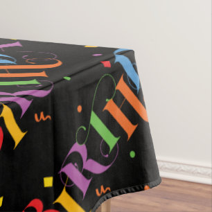 happy birthday all-over print tablecloth