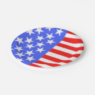 Happy Birthday America Paper Plate