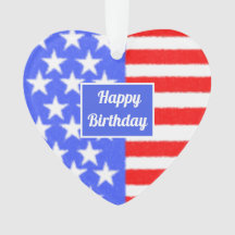 Happy Birthday America Personalise