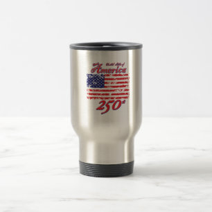 Happy Birthday America Travel Mug