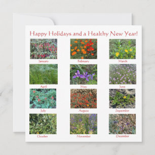 Happy Birthday and a Blooming New Year! Note Card