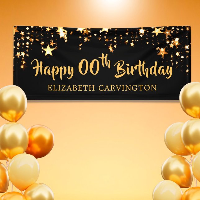 Happy Birthday - ANY YEAR Personalised Banner (Creator Uploaded)