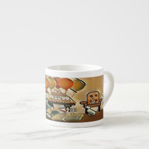 Happy Birthday Art Espresso Cup
