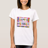 HAPPY BIRTHDAY : Artist Created Font n Colour