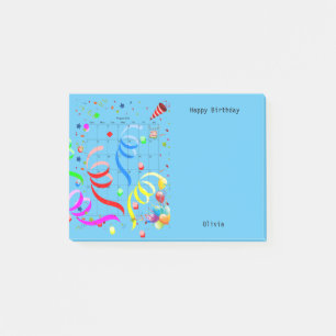 Happy Birthday August 2022 Post-it Notes