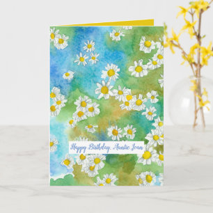 Happy Birthday Aunt Blessings To You Custom Name Card