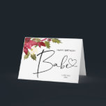 Happy Birthday Babe Christmas Gift for Boyfriend Card<br><div class="desc">This cute Happy Birthday babe card,  is a fun way to celebrate your special someones birthday! With space to write your own custom message on the front of the card,  this is a great way to celebrate!</div>