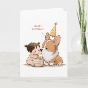 Happy Birthday - Baby - 1 Card