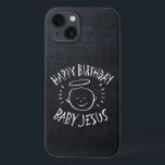 Happy Birthday Baby Jesus - Chalkboard iPod Case-M<br><div class="desc">It's nice to be reminded why we celebrate "CHRIST"mas. Lets all sing... . 'Away in a manger no place for a bed,  the little Lord Jesus laid down his sweet head.  Find this charming design on other products - just check out our store.</div>