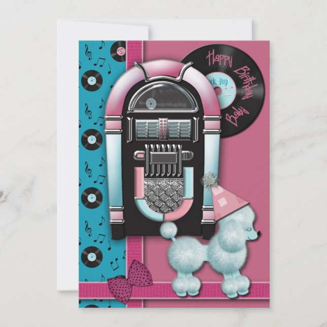 Happy Birthday Baby Party Invitations (Front)