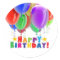 Happy Birthday Balloon Stickers and Envelope Seals