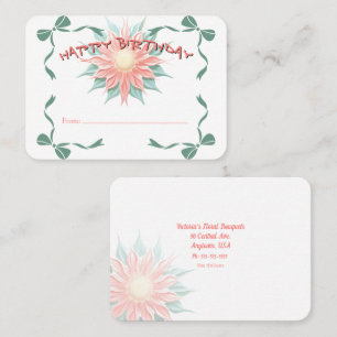 HAPPY BIRTHDAY Balloons Florist Gift Card