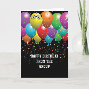 Happy Birthday Balloons from group Card