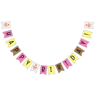Happy birthday banner girlie