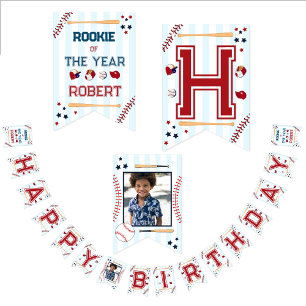 Happy Birthday Basetball  Bunting