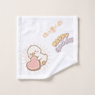 HAPPY BIRTHDAY  BATH TOWEL SET