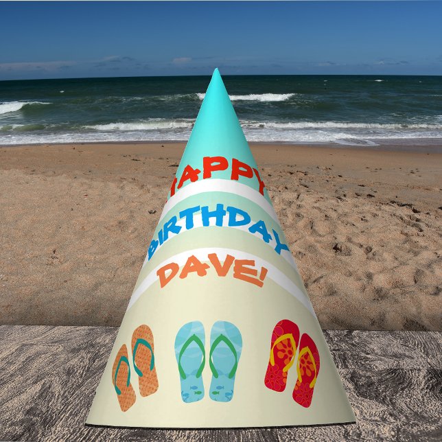 Happy Birthday Beach Party Custom  Hat (Creator Uploaded)