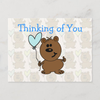 Happy Birthday Bear Postcard