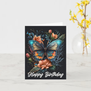 Happy Birthday Beautiful Butterfly Card