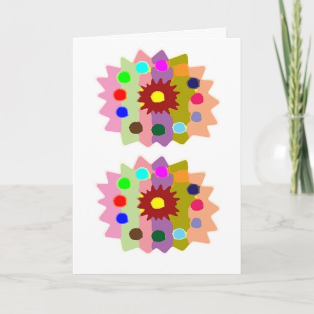 Happy Birthday- beautiful inside Print Text Script Card (Front)