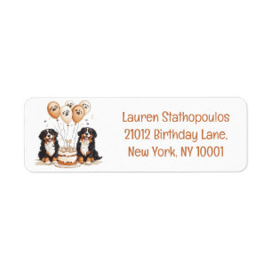 Happy Birthday Bernese Mountain Dogs