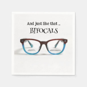 Happy Birthday Bifocals Napkin