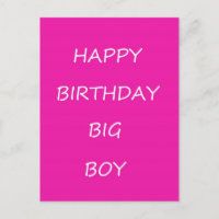 Happy Birthday Big Boy