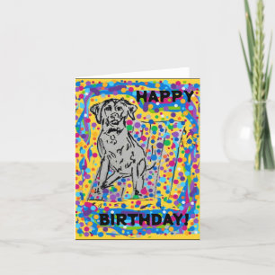 Happy Birthday Blank Inside Card
